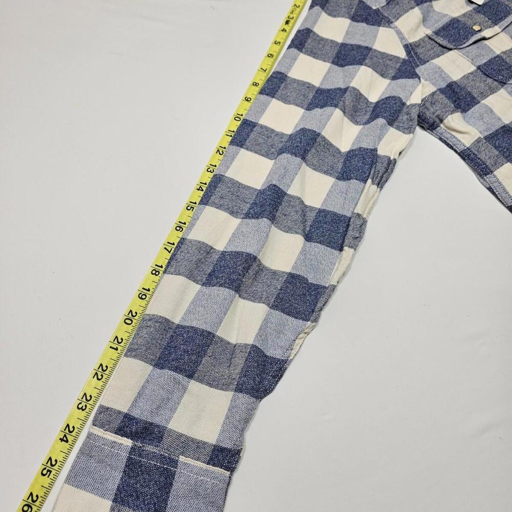 LUCKY BRAND Men’s Snap Long-Sleeve Flannel Plaid Shirt Size Large - Picture 6 of 9